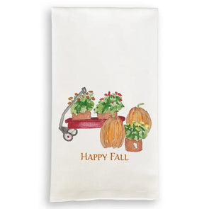 Fall Wagon Tea Towel