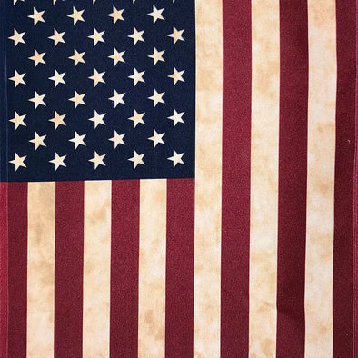 Tea Stained American Garden Flag