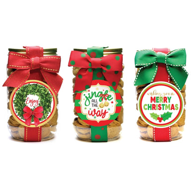 Cookies Christmas Pint Jars