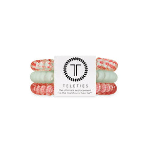 Small Calming Coral Teletie Hair Tie