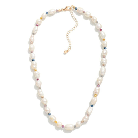 Pearl Rainbow Necklace