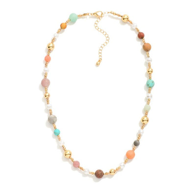 Multi Beaded Necklace