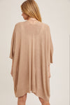 Wide Sleeve Open Front Cardigan (2 colors)