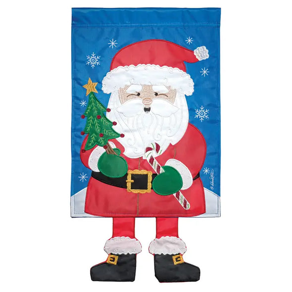 Santa Garden Flag