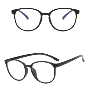 Thin Black Blue Light Blocker Glasses