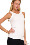 Ribbed Scoop Tank (3 Colors)