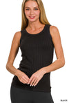 Ribbed Scoop Tank (3 Colors)
