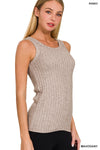 Ribbed Scoop Tank (3 Colors)