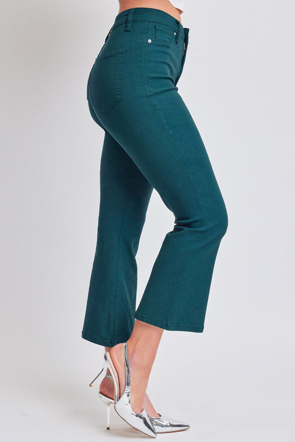 Blue Steel Hyperstretch Cropped Kick Flare