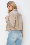 Taupe Denim Jacket