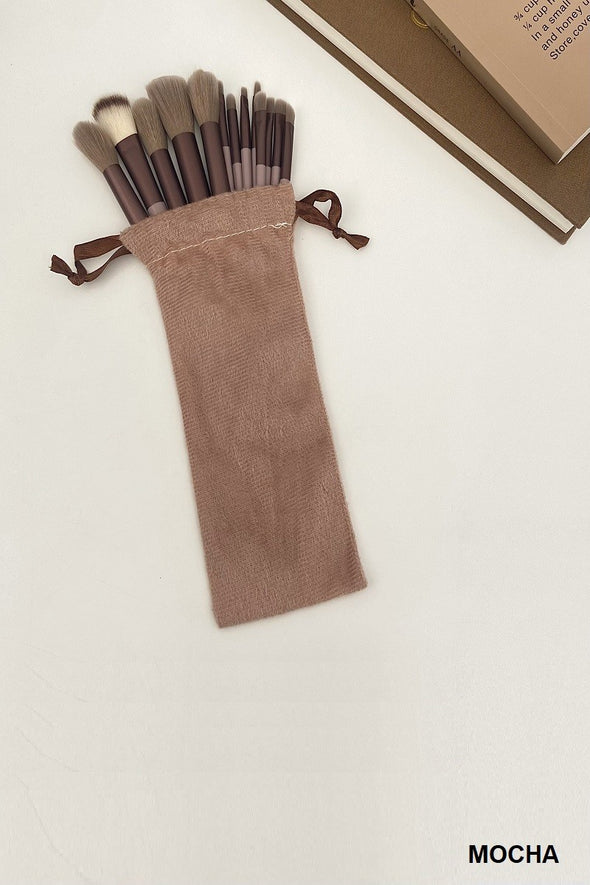 13 Pcs Makeup Brush Set (5 colors)