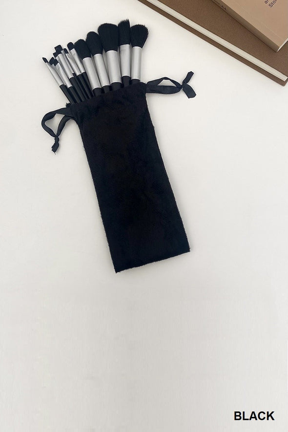 13 Pcs Makeup Brush Set (5 colors)