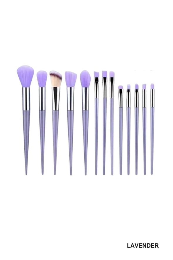13 Pcs Makeup Brush Set (5 colors)