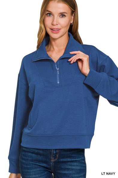 Scuba Half Zip Pullover (4 Colors)