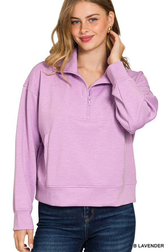 Scuba Half Zip Pullover (4 Colors)