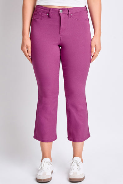 Jazzberry Hyperstretch Cropped Kick Flare Pants