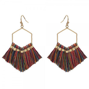 Fall Fringe Tassel Earrings