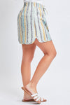 Blue and Yellow Stripe Dry Fit Skort
