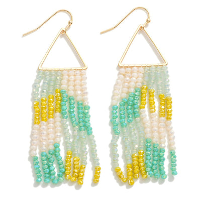 Spring Drop Beaded Earrings