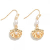 Clam Drop Earrings (Gold & Silver)