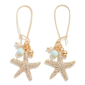 Starfish Drop Earrings