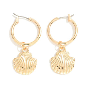 Shell Drop Hop Earrings