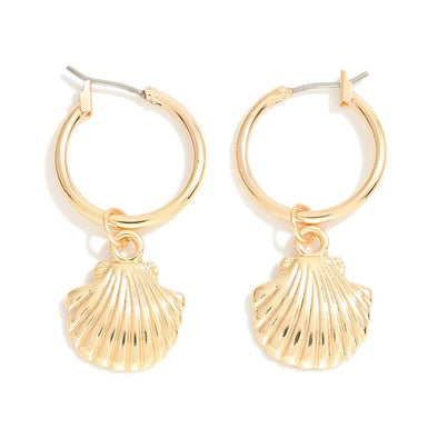 Shell Drop Hop Earrings