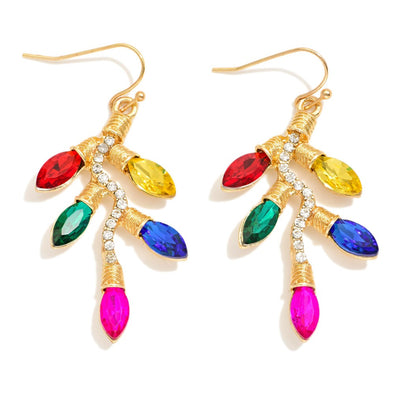 Christmas Light Earrings