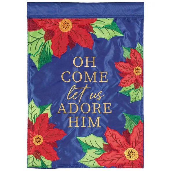 Oh Come Let Us Adore Him Poly Flag