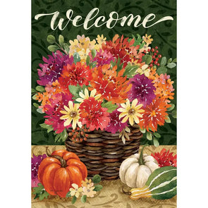 Mums Basket Garden Flag
