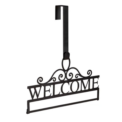 Welcome Garden Flag Over the Door Hanger