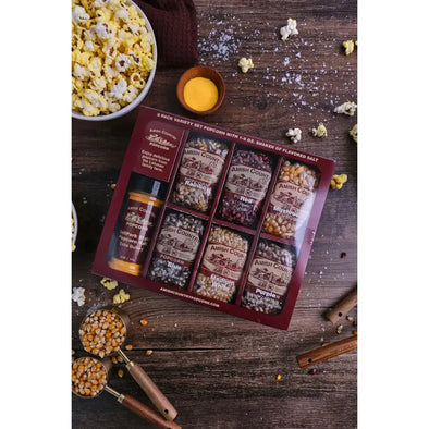 6/4oz Popcorn Variety Gift Box with 5.5oz Buttersalt