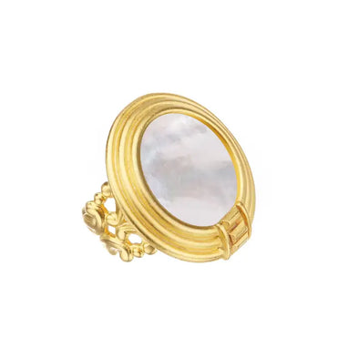 Susan Shaw Roma Ring - Mother of Pearl