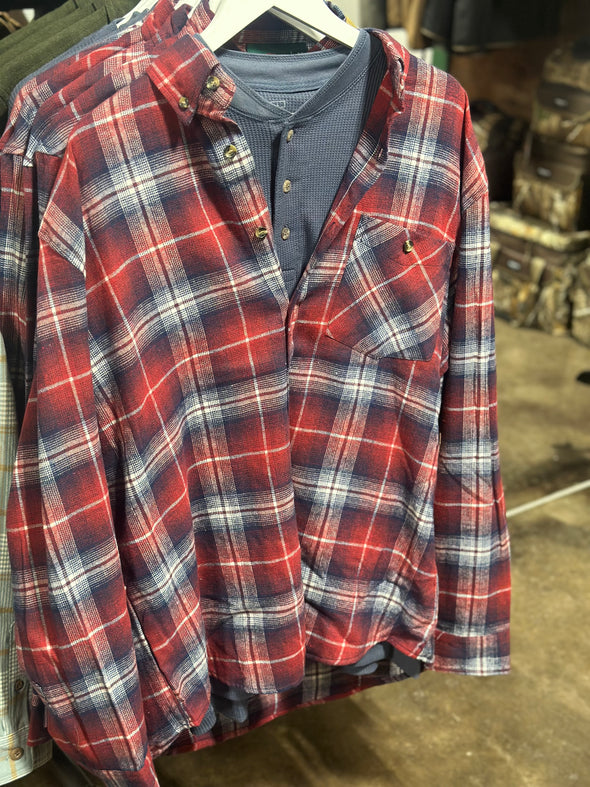 Camden Soft Flannel (Red)