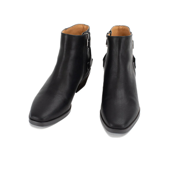 Black Lania Ankle Boot (Yellow Box)