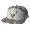 WILDGAME 7 Panel Grey Camo Logo Hat (RH-W-24)