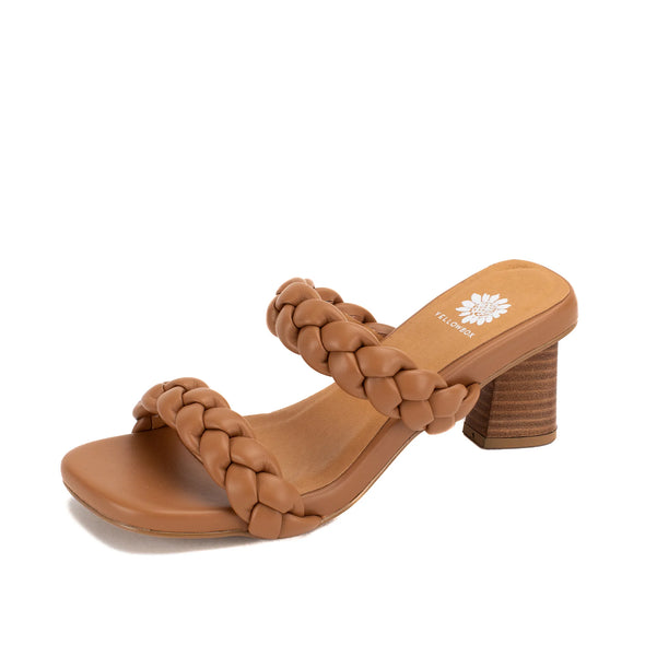 Almond Nimble Heeled Sandal (Yellow Box)