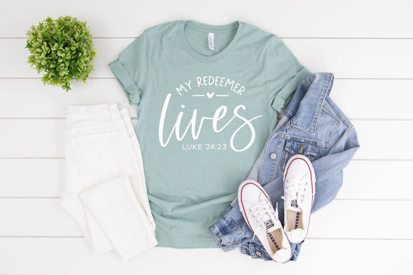 My Redeemer Lives Easter Graphic Tee