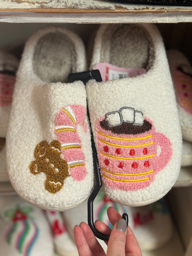 Gingerbread Man Slippers