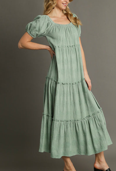 Dusty Mint Swiss Dot Maxi Dress Grace At Home Treasures Dusty Mint Swiss Dot Maxi Dress Grace At Home Treasures