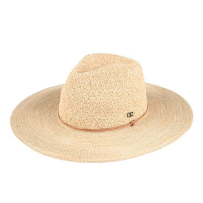 C.C. Beige Panama Hat