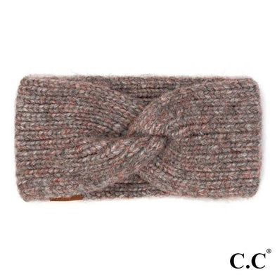 Dark Grey Multi Knit Headwrap