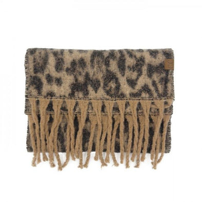 C.C. Leopard Scarf