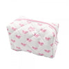 Quilted Puffer Bow Makeup Pouch