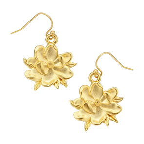 Susan Shaw Magnolia Drop Earrings