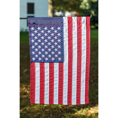 American Applique Garden Flag