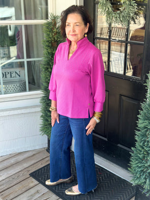 Magenta Jocelyn Top
