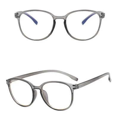 Thin Grey Blue Light Blocker Glasses