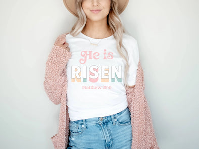 He Is Risen Easter Graphic Tee