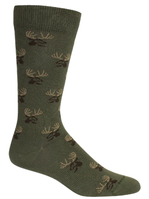 Sage Buck Socks (Brown Dog)